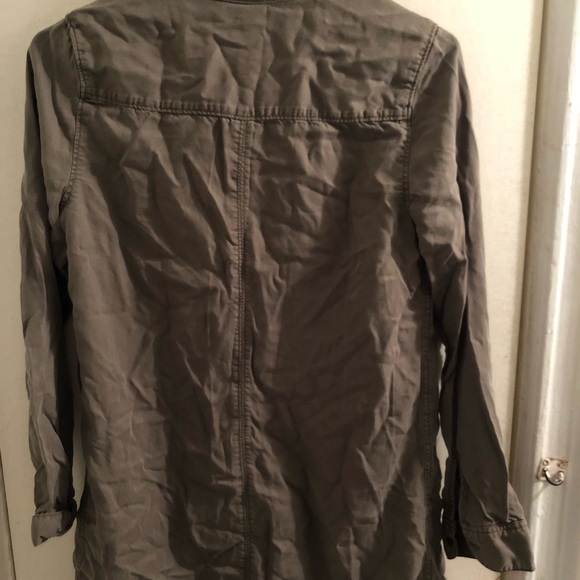 H&M Olive Green Dress & Hot Pink Cardgain - Picture 3 of 5